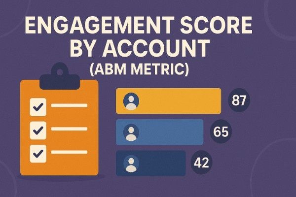 Illustration representing account-based marketing engagement scoring for B2B teams.