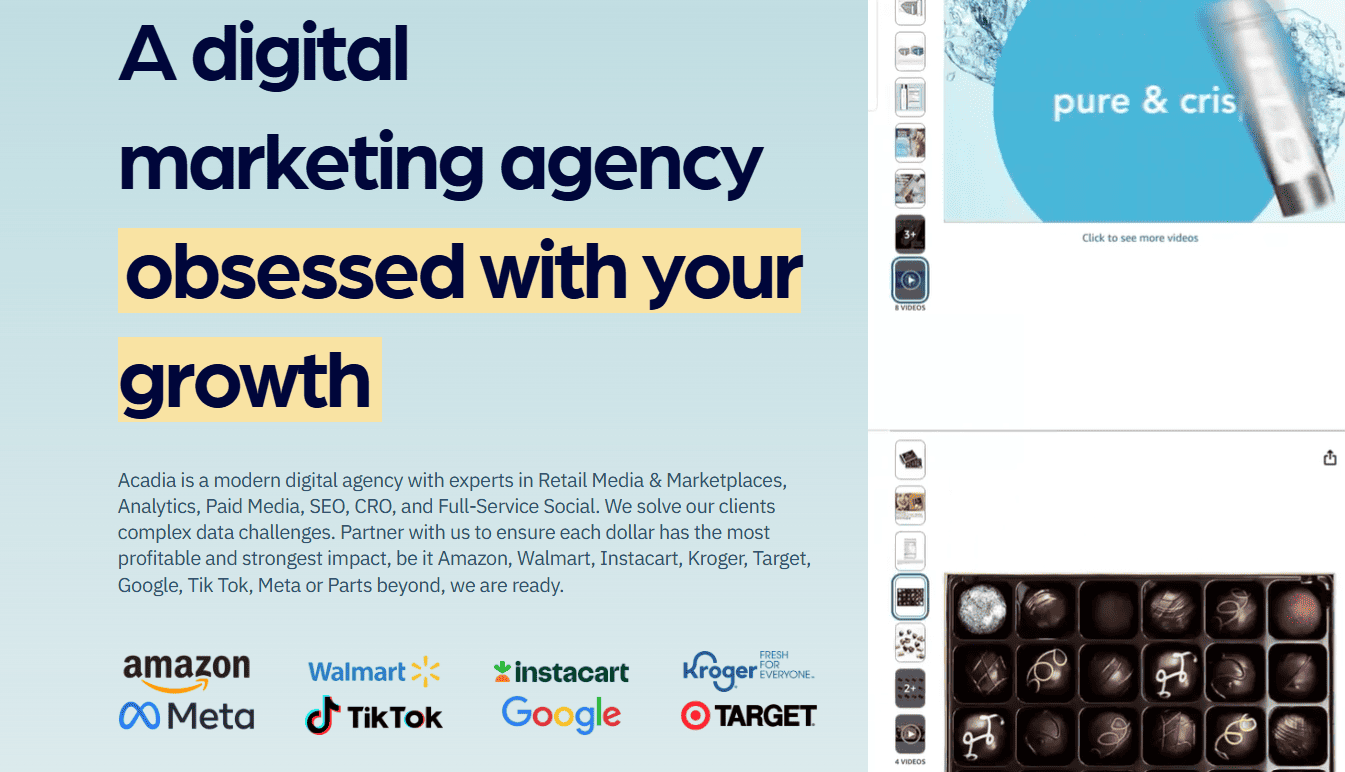 Amazon Marketing Agency: Acadia