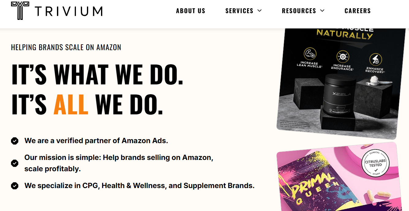 Amazon Marketing Agency: Trivium
